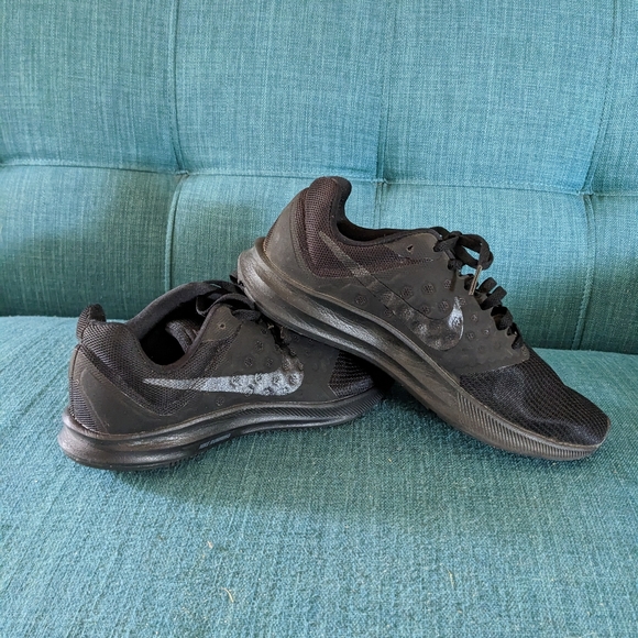 Nike Shoes - Nike Downshifter Running Shoes Black on Black